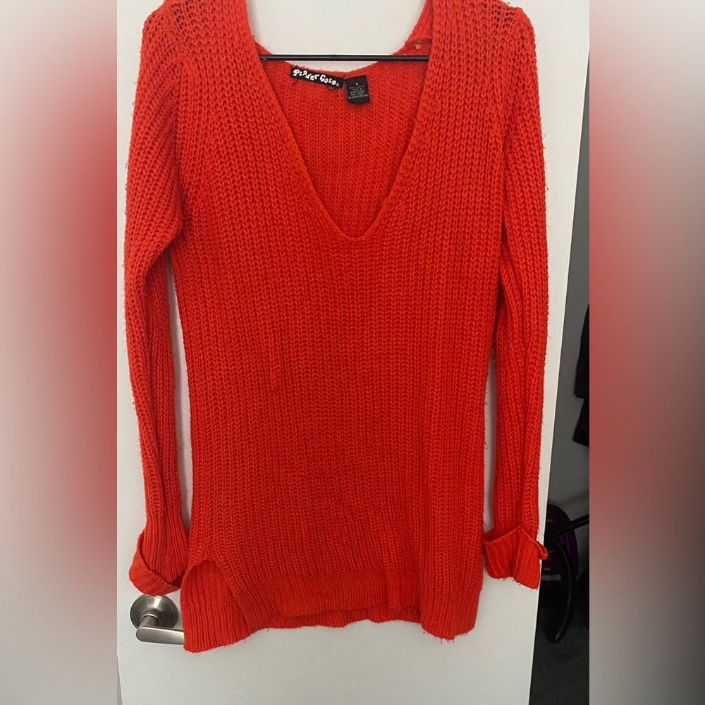 Vibrant Orange Women's Sweater